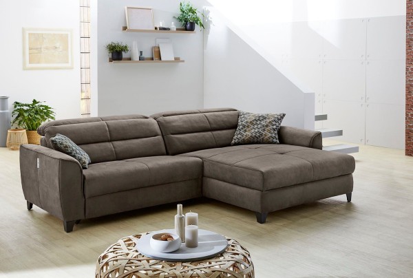 Ecksofa Double One, 2x 120cm breiten, motorischen Relaxfunktionen Jockenhöfer